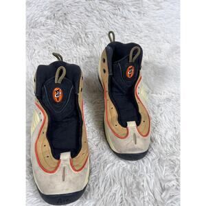 Nike Air Penny 2 Shoes Mens Size 10.5 Tan Orange Black Basketball DV7729-700
